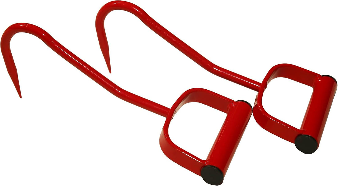 Myskuasi 11" Red Hay Hooks 47010500, 2pack