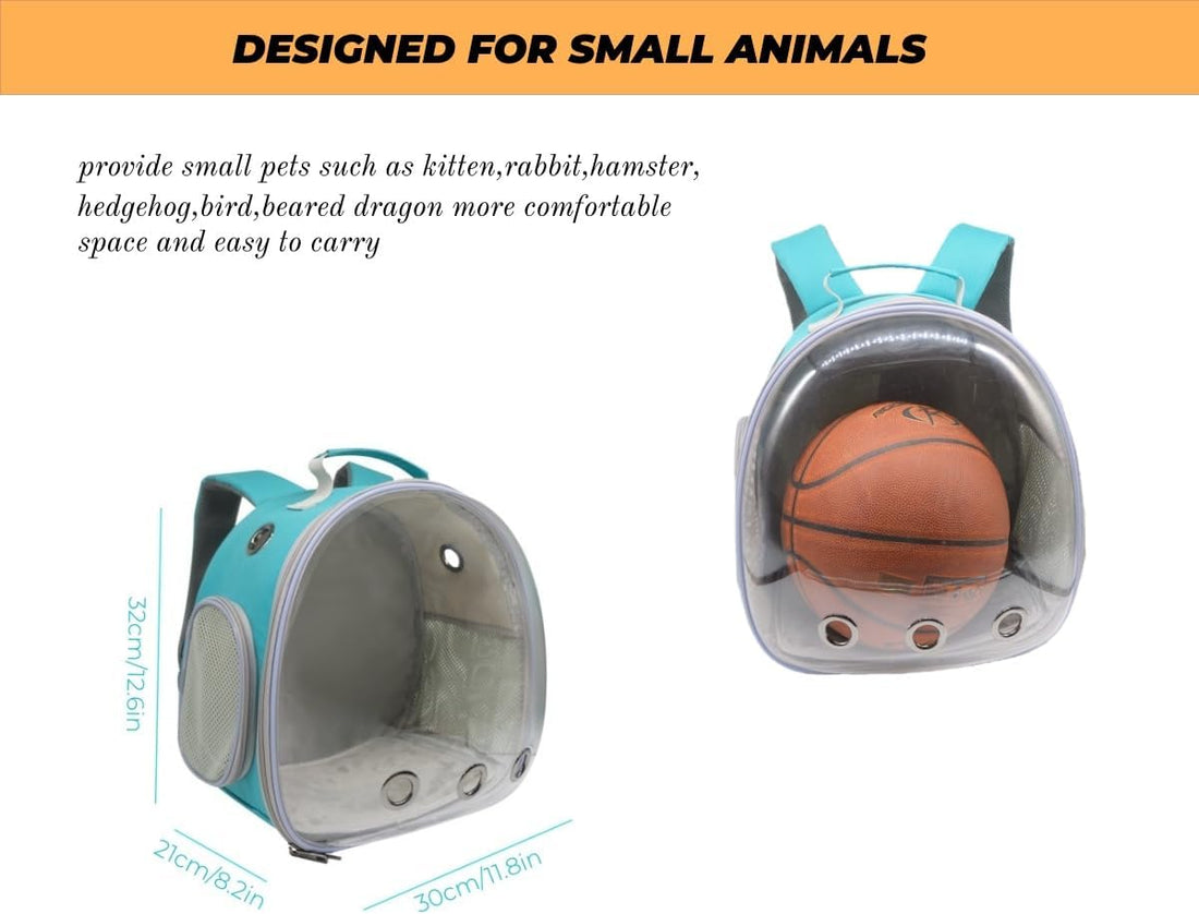 Small Animal Carrier Guinea Pig Backpack,Transparent