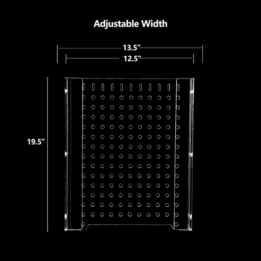 Acrylic Fish Tank Divider 10Gallon,Adjustment Clear Fish Tank