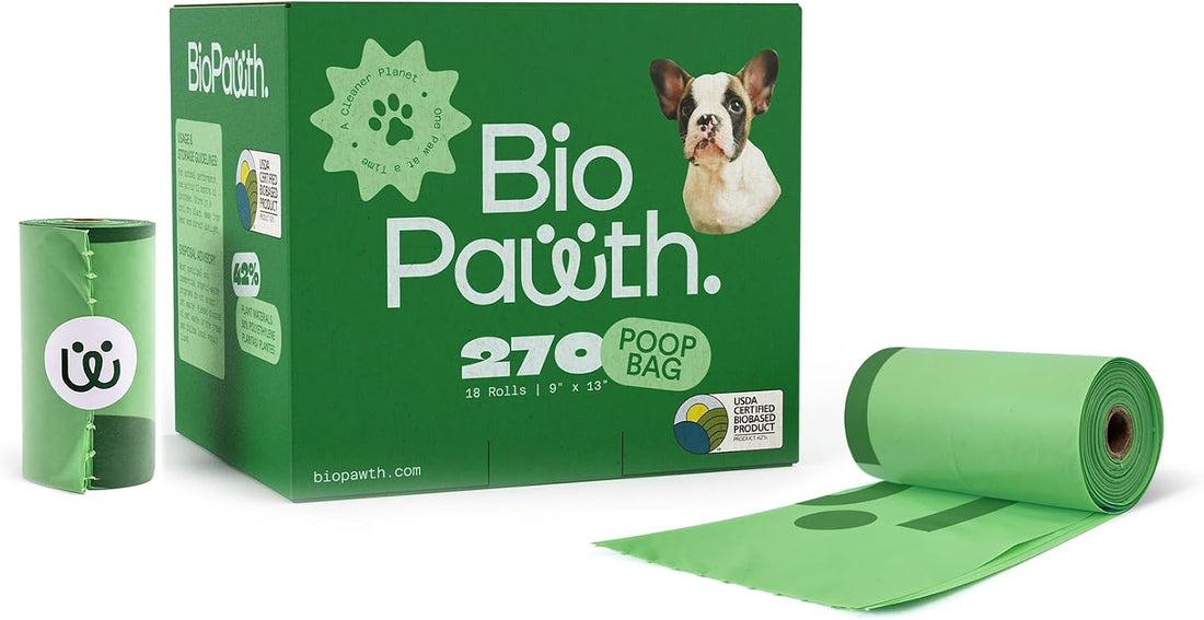 Dog Poop Bags, 120 Count Rolls, Extra Thick Poop Bags for Dogs