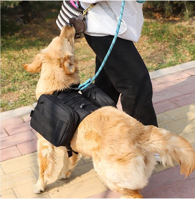 Jumahe Dog Hiking Backpack for Large Dogs