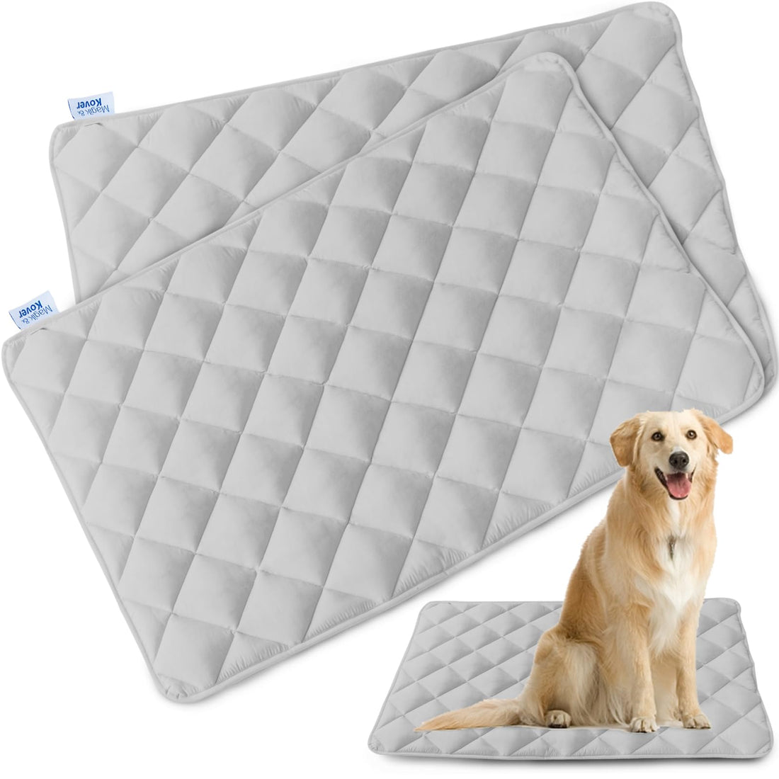 Magik & Kover Dog Crate Pad 2 Pack