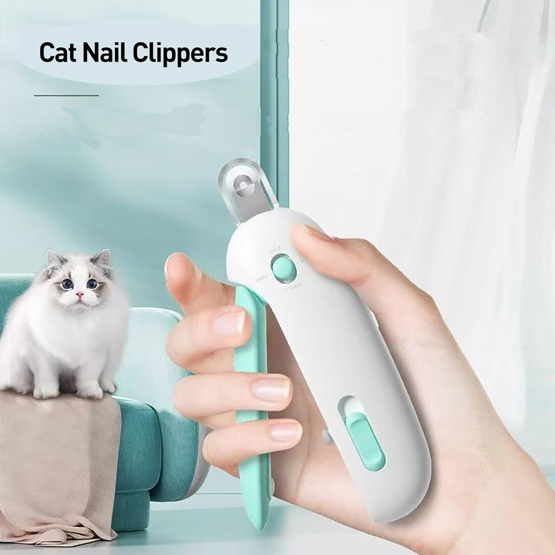 Paioxerty Cat Nail Clipper | Cat Nail Trimmer with Clipping Debris