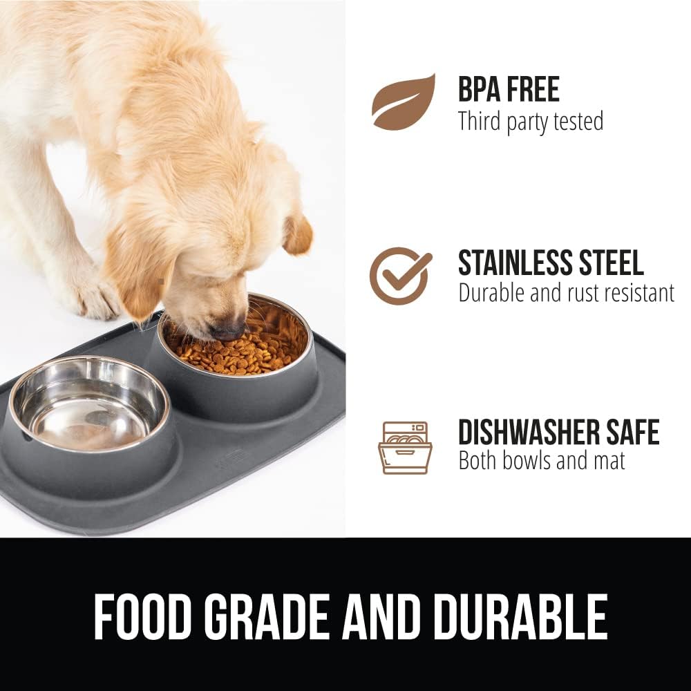 GORILLA GRIP Feeding Mat Bowl Set