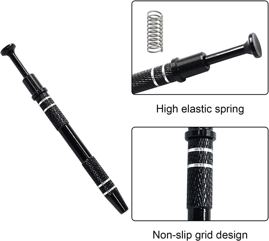 Hordion 4-Claw Pick up Tool Piercing Ball Grabber(3 Pack, Black)