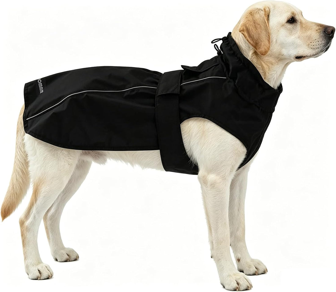 Adjustable Waterproof Dog Raincoat for Dogs,Lightweight Pet Rain