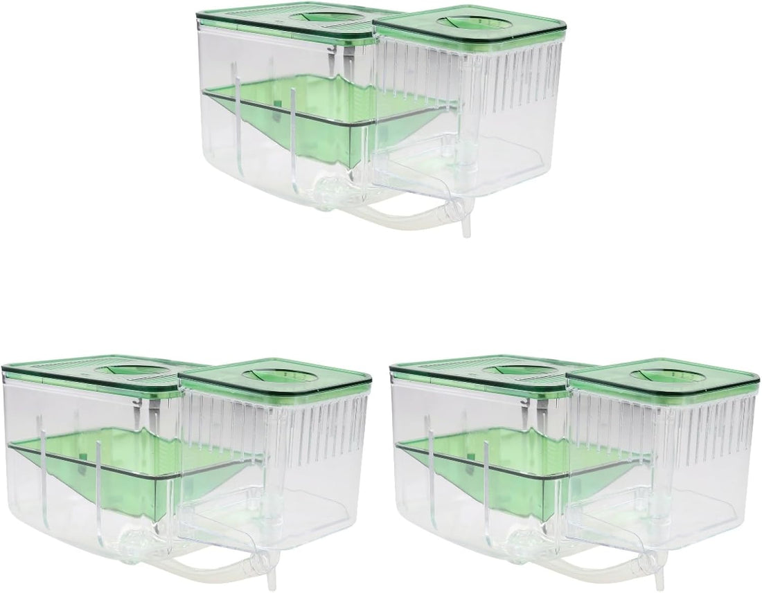3pcs Box Aquarium Breeding Tank Isolated Breeding Tank Fish Hatching
