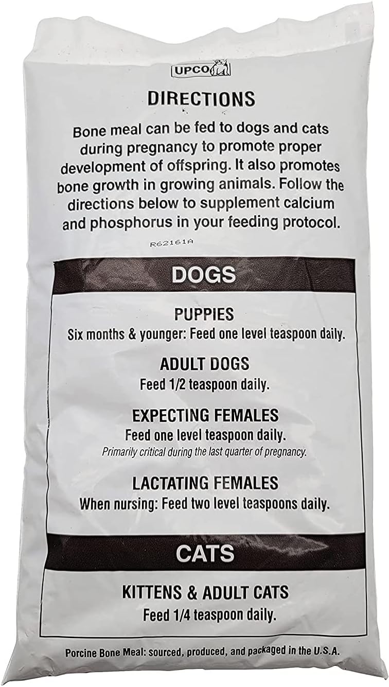 UPCO Bone Meal Supplement for Dogs and Cats (1Lb Bag)