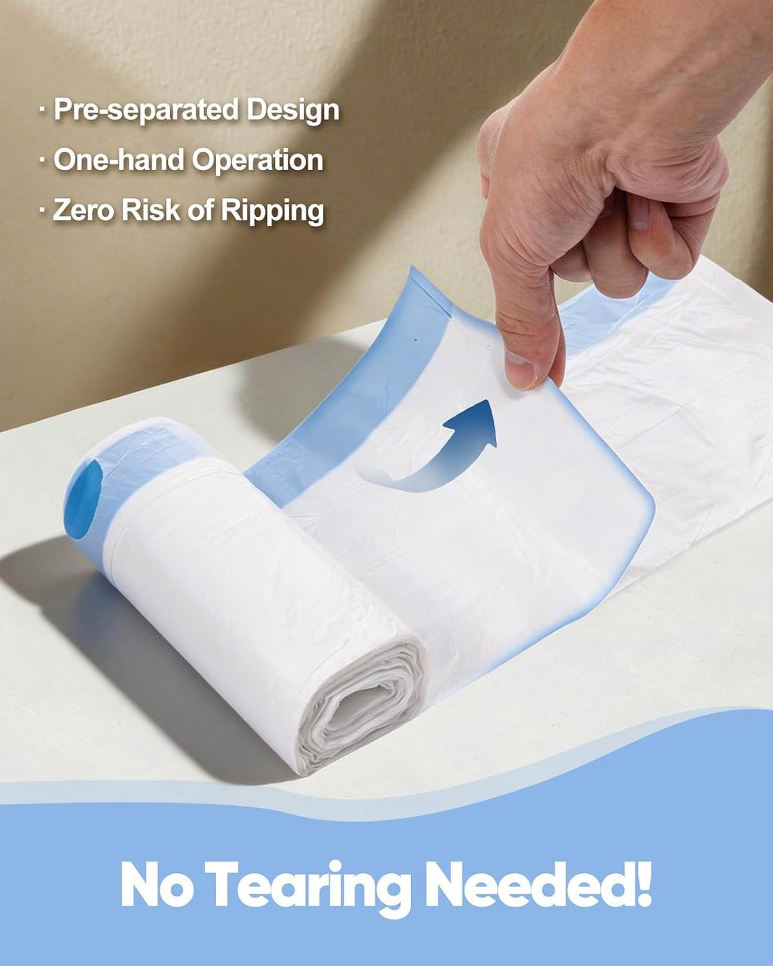 50 Count 26"x11.8" Self-Cleaning Cat Litter Box Bags for Cumrige