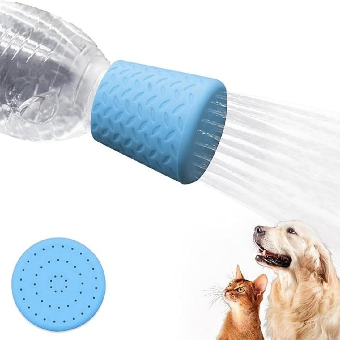 Portable Outdoor Shower for Dogs Bottle Attachment Outdoor Sprayer