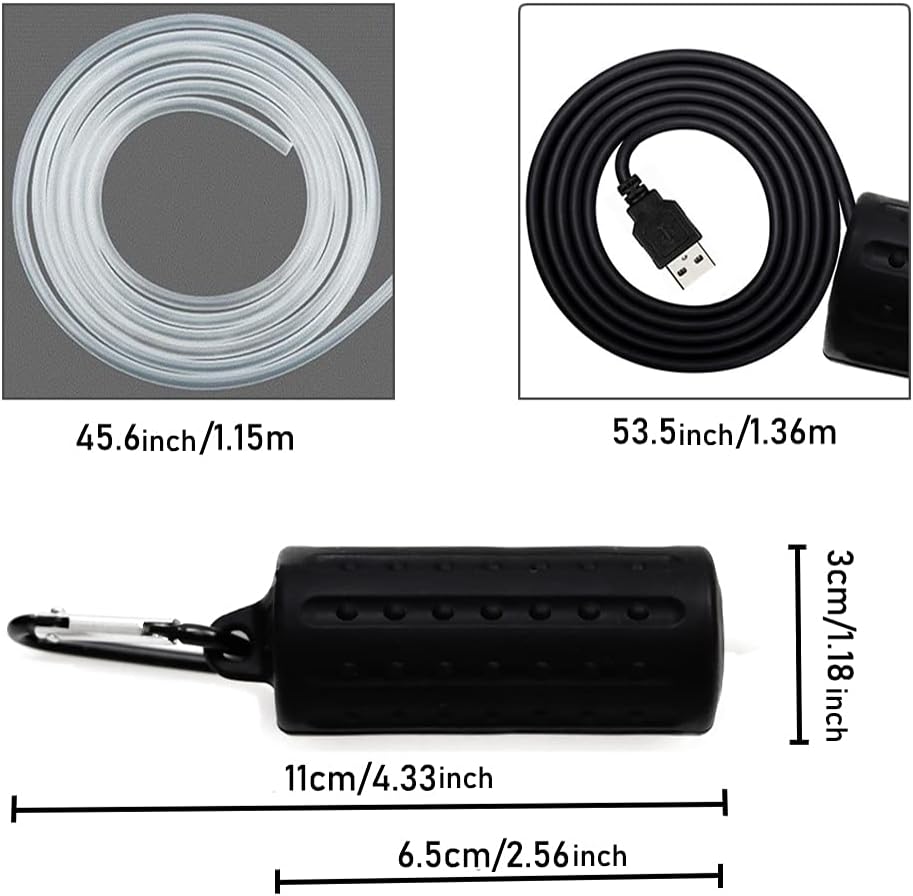 Aquarium Air Pump Mini USB Fish Tank Oxygen Air Pump 1W