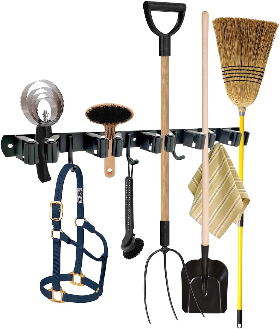 Horse Whip Crop Holder with Bridle Hooks