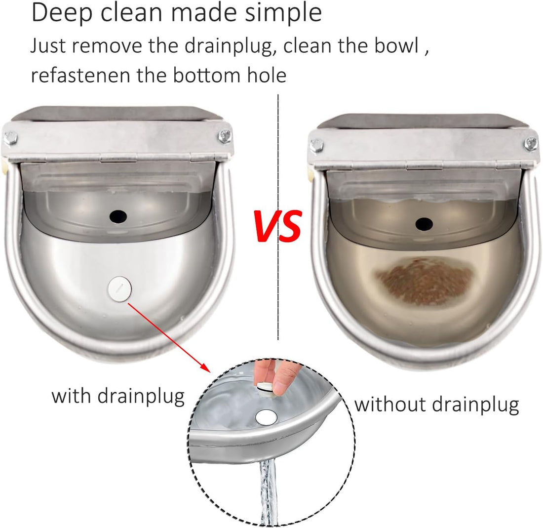 Automatic Water Dispenser Dog Water Bowl 304 Stainless Large Pet