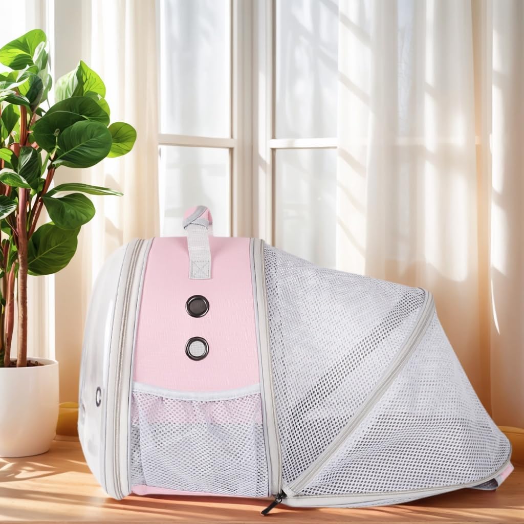 Back Expandable Backpack for Small Animals