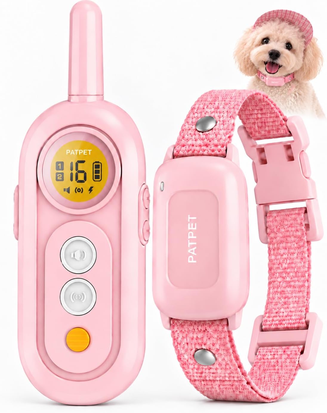 PATPET Dog Shock Collar for Medium Dogs- Dog Training Collar