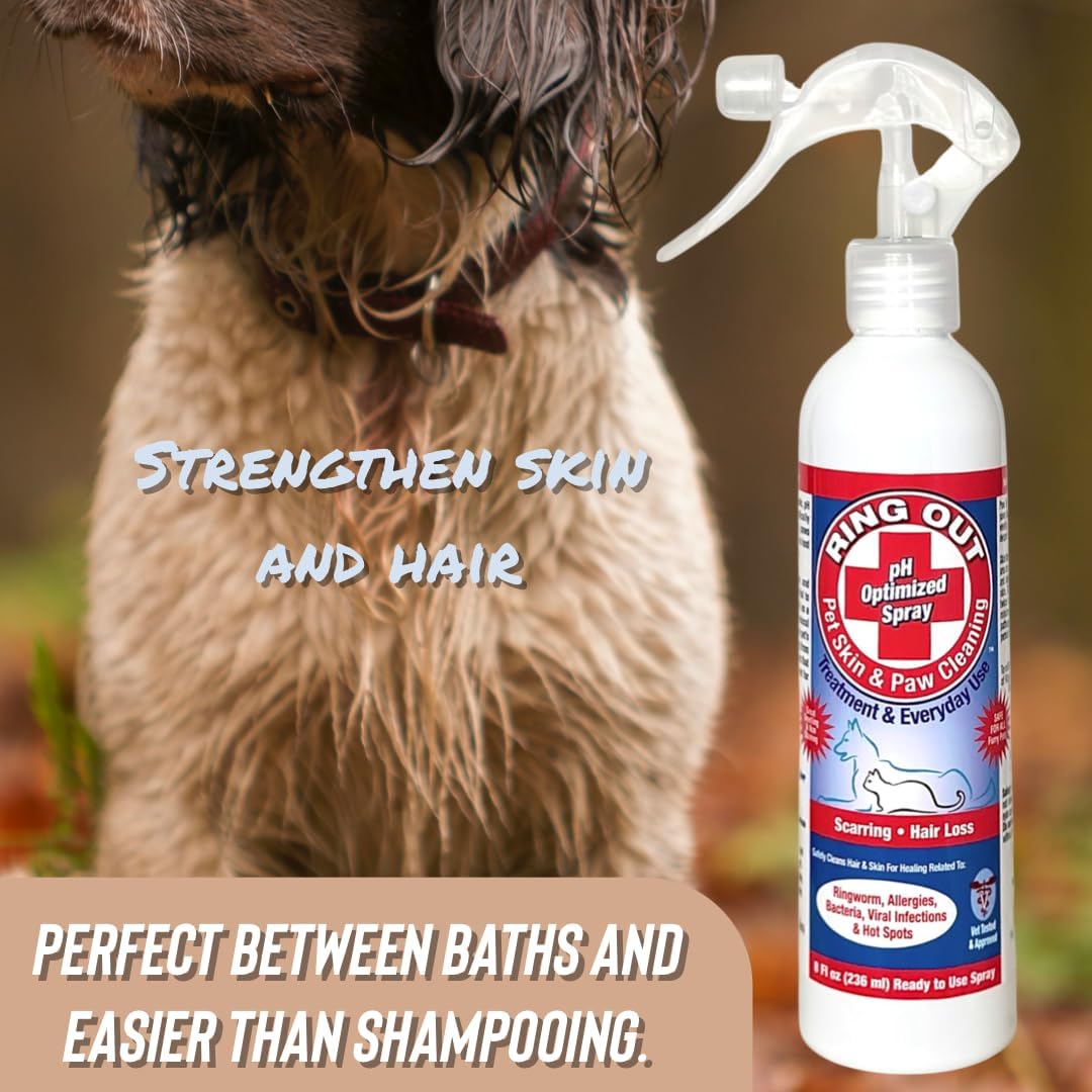Ring Out for Pets: Control & Help Ringworm | Clean Pets Skin & Paws