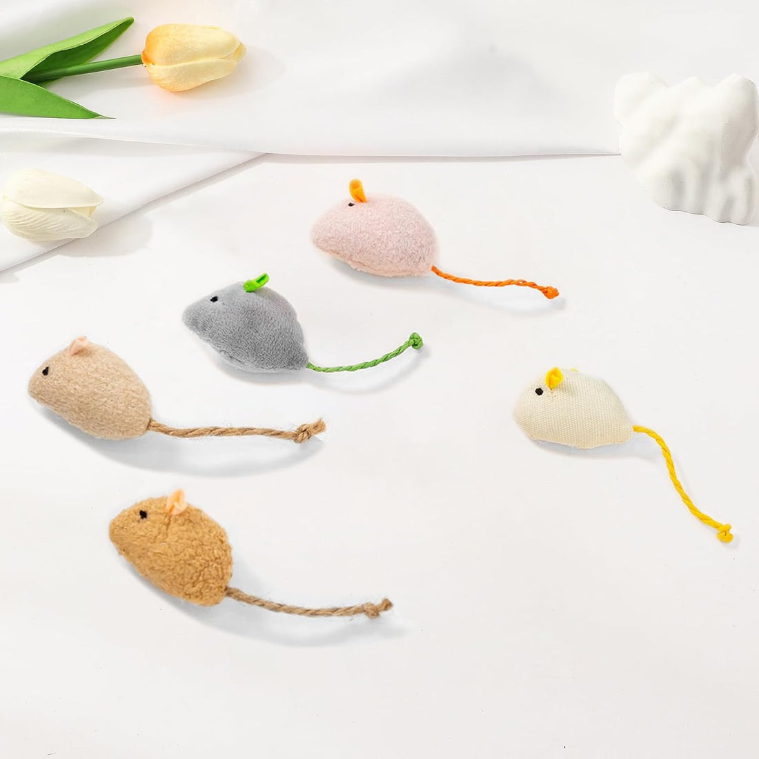 Shudyear cat Toys 5pcs Mouse Toys