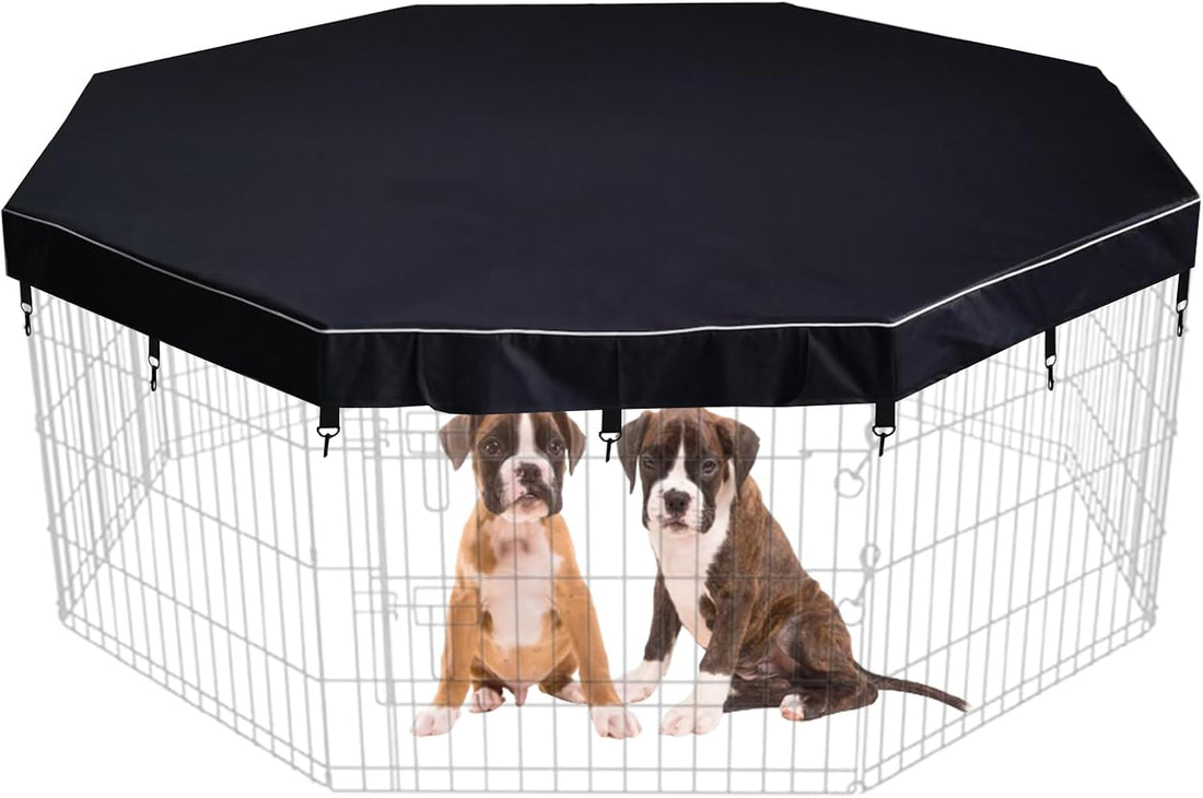 Dog Pen Cover Dog Playpen Cover for Pets,Provide Shade and Security