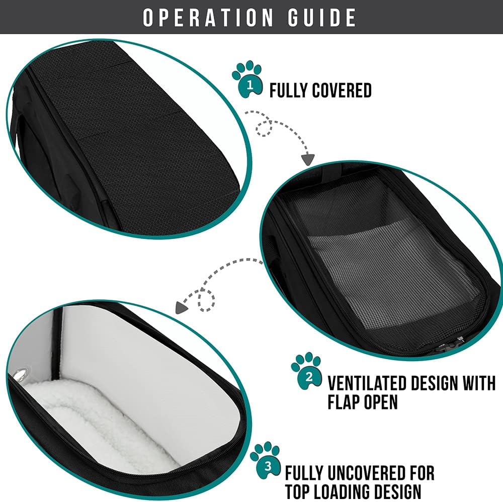 PetAmi Small Dog Purse Carrier with Pockets, Airline Approved