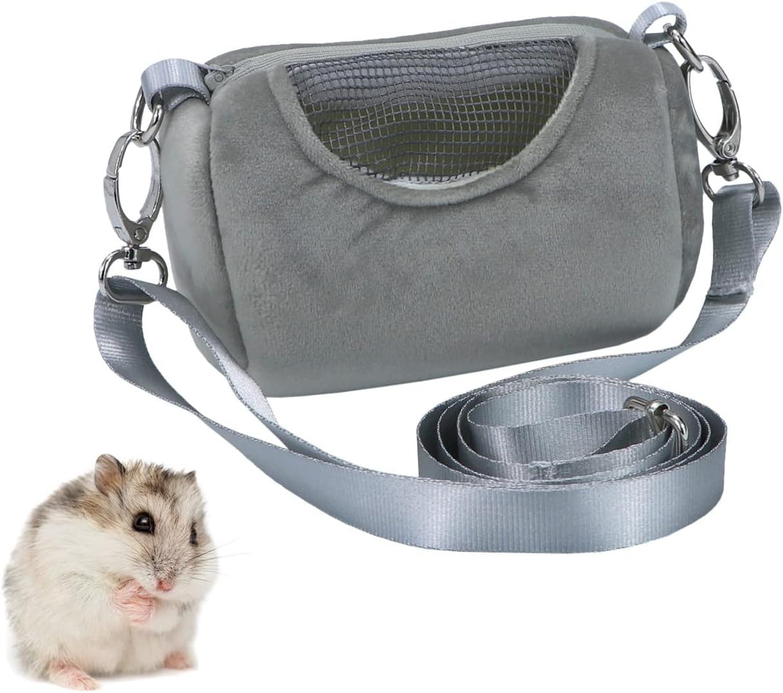 Litewoo Hamster Travel Carrier Portable Bag with Adjustable Strap