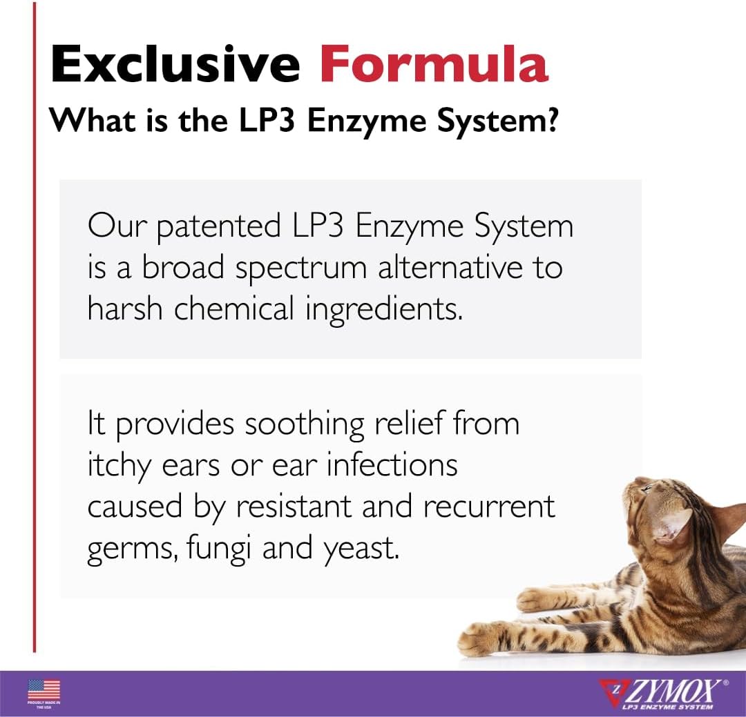 Zymox Enzymatic Ear Wipes and Ear Solution for Dogs and Cats