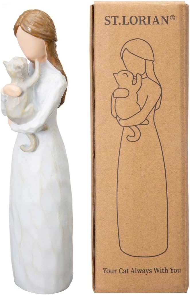 Cat Memorial Gifts for Loss of Cat,Pet Loss Sympathy Gift for Cat