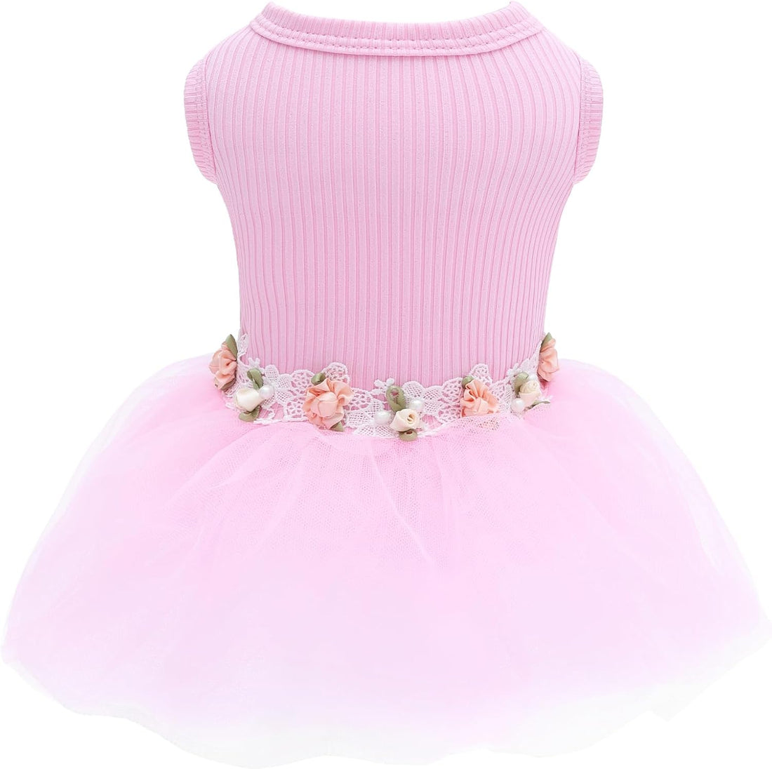 CuteBone Black Tulle Skirt Dog Wedding Bridesmaid Dress for Puppy