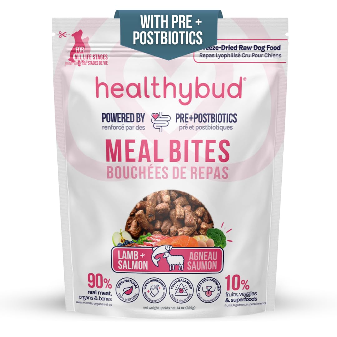 healthybud Raw Dog Food Freeze Dried Bites