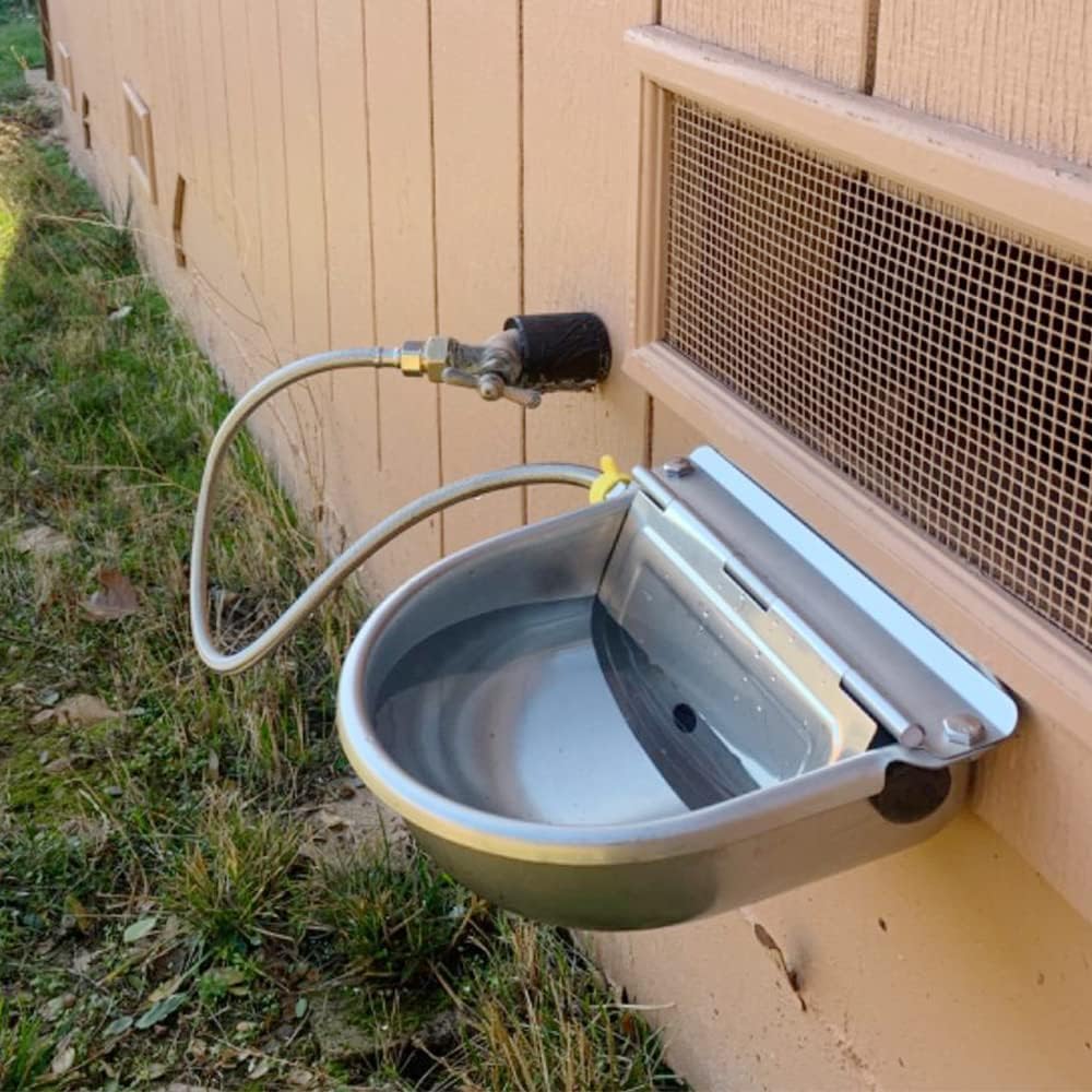 304 Stainless Steel Automatic Livestock Waterer with Float Valve