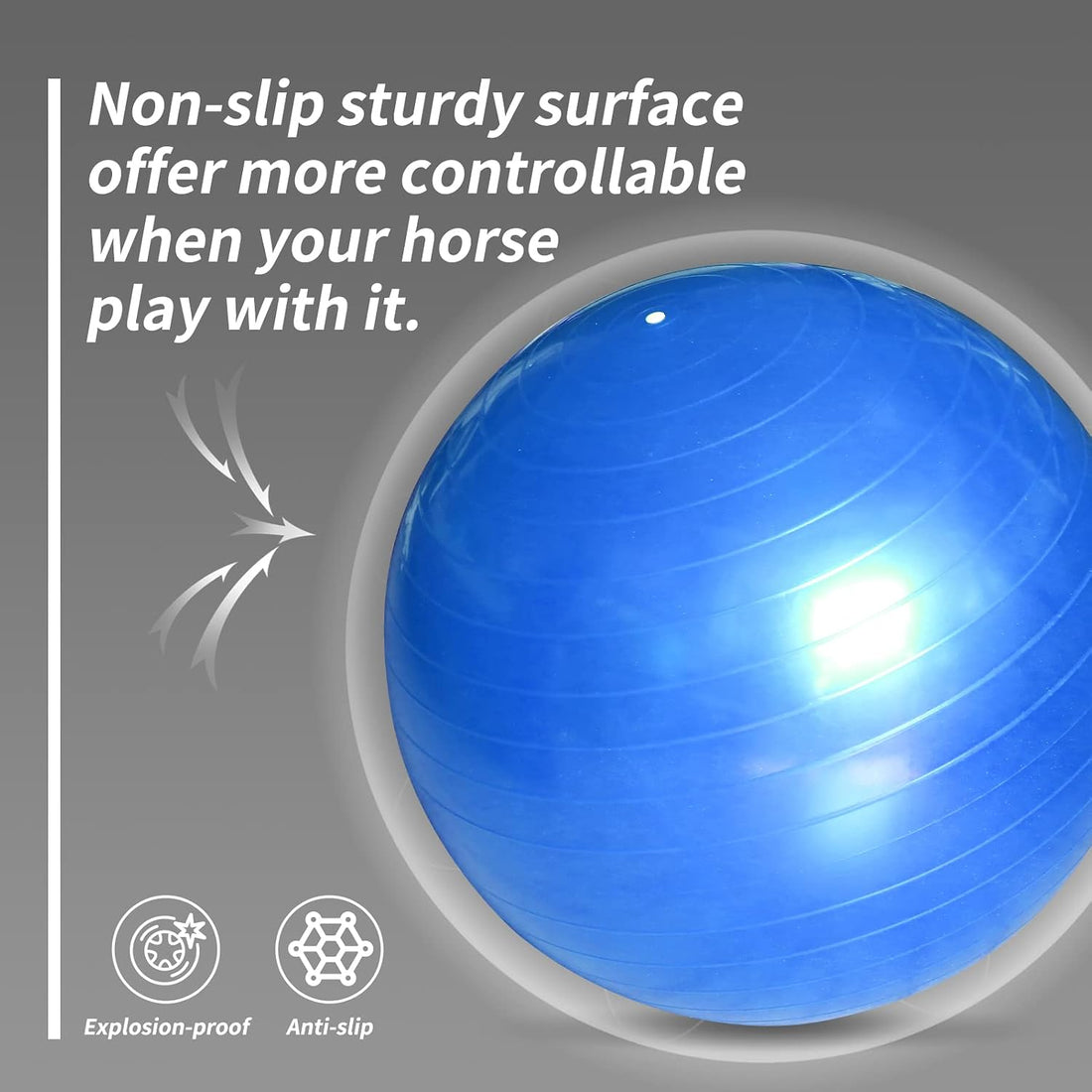 17 Inch Horse Play Balls Anti-Burst Herding Ball for Horse Mega