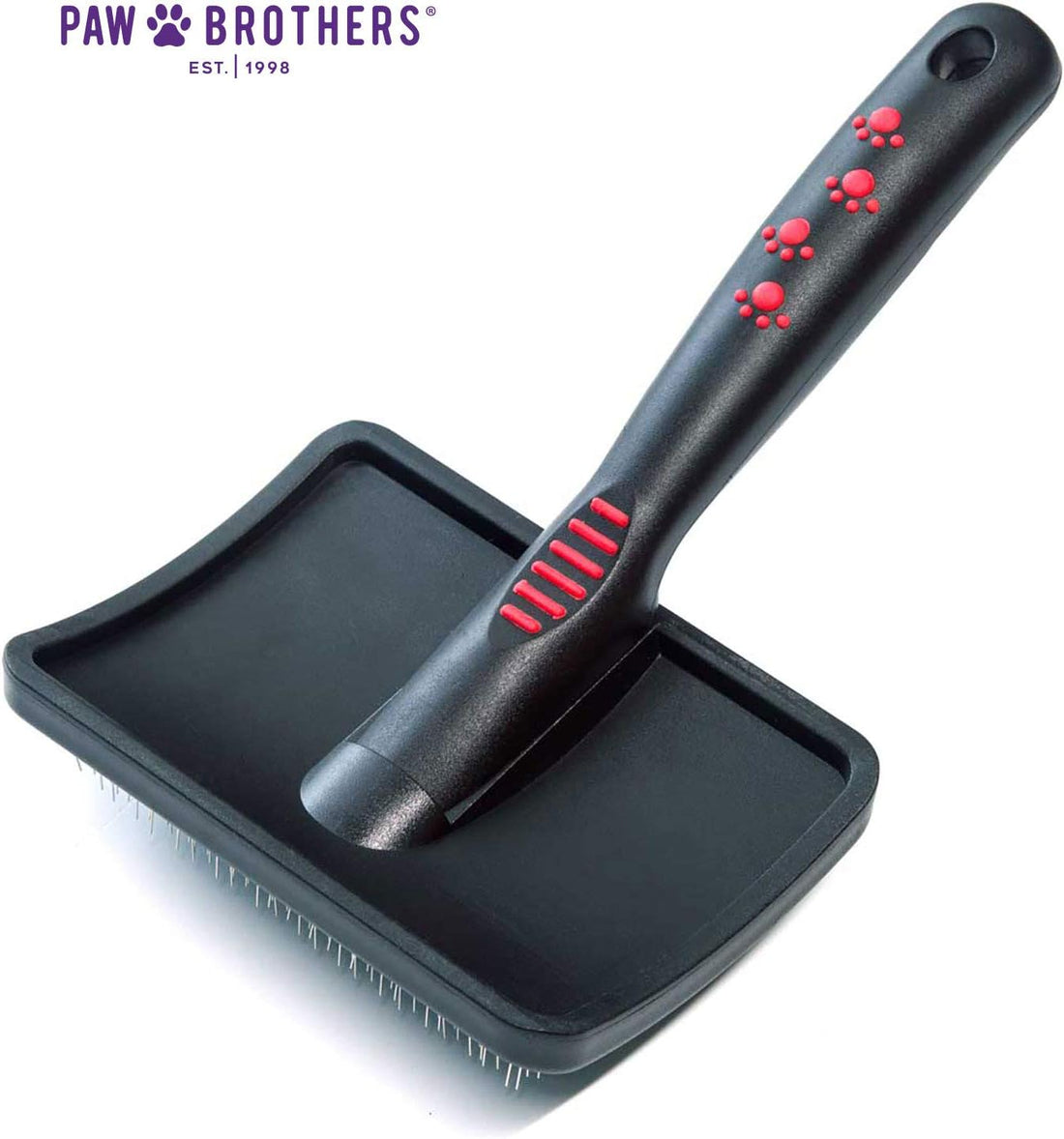 RYAN'S PET SUPPLIES Paw Brothers Triangle Soft Pin Slicker Brush