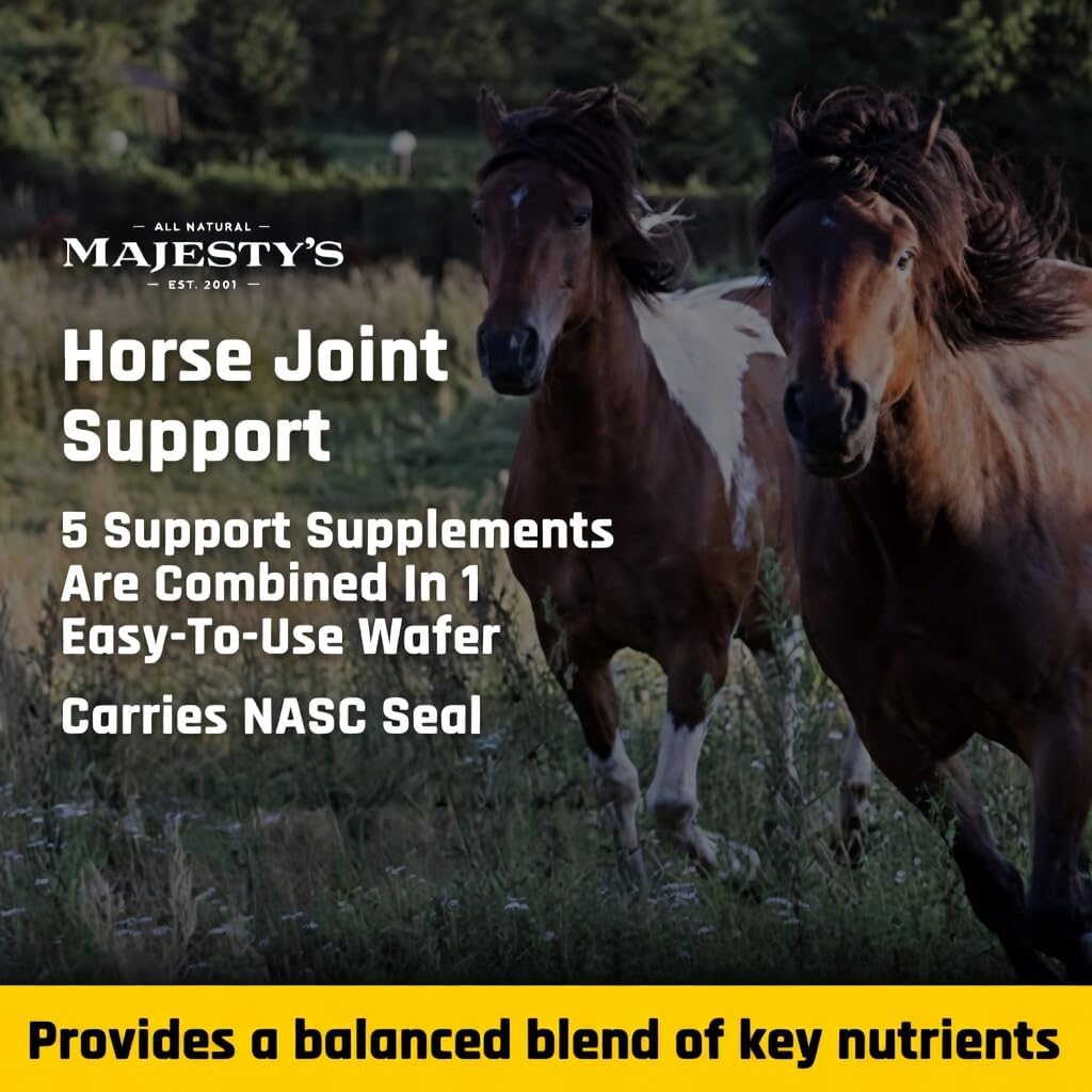 Majesty's Flex HA Wafers - Superior Performance Horse/Equine Joint