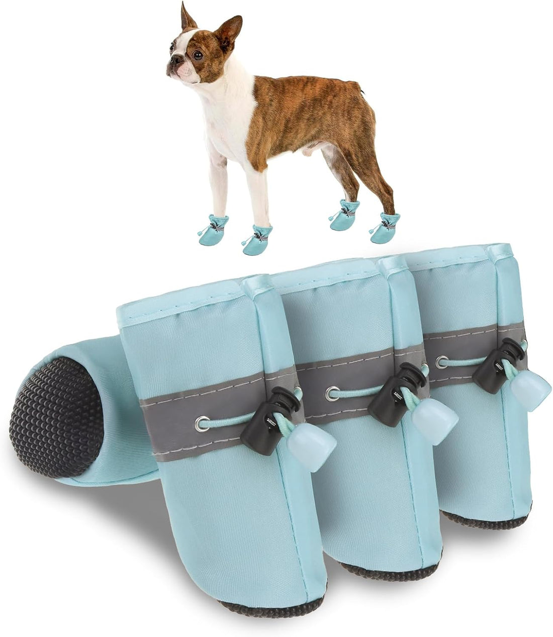 SCENEREAL Dog Shoes for Hot/Cold Pavement