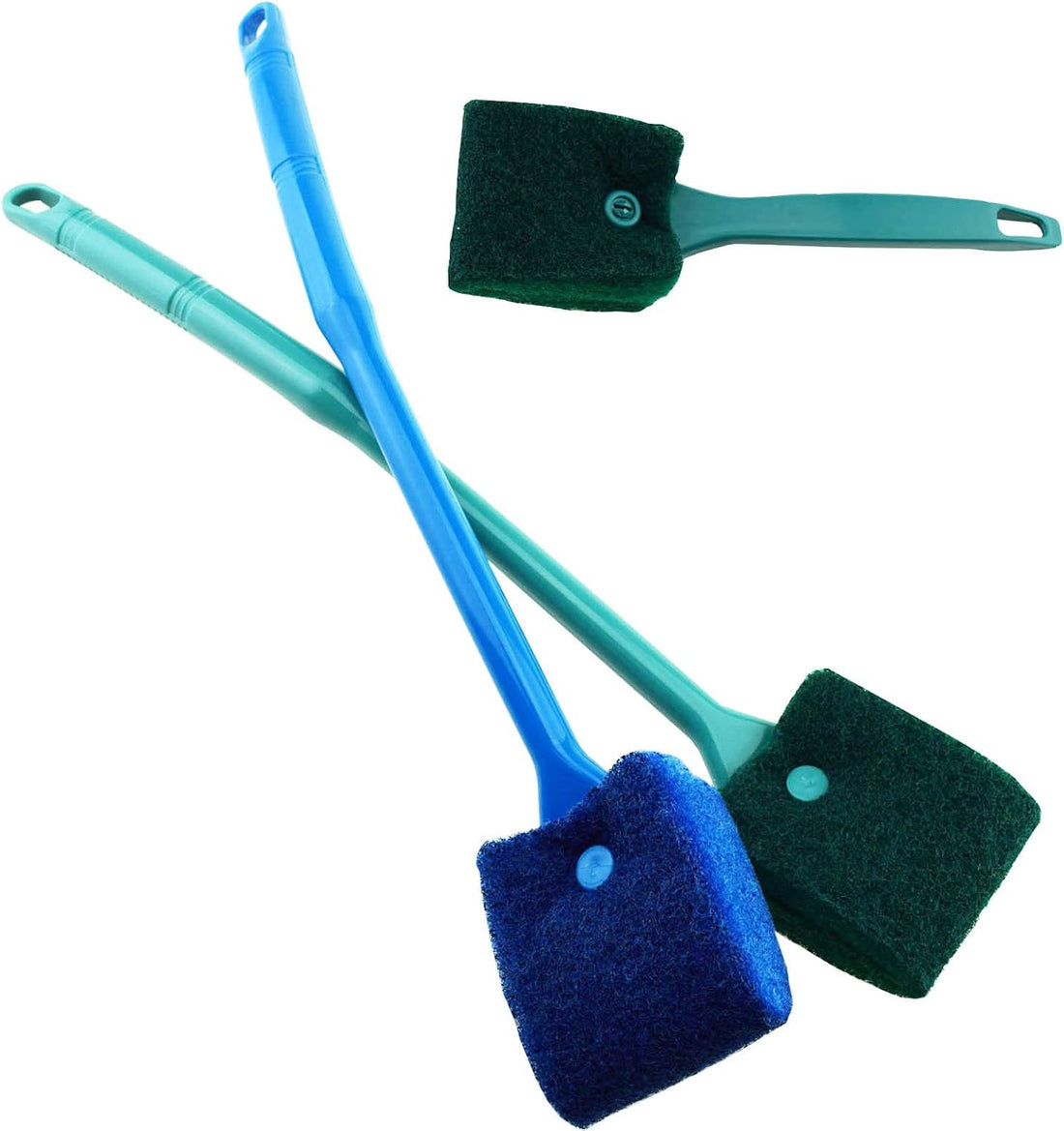 3 PCS Double-Sided AOODOOM Aquarium Fish Tank Algae Cleaning Brush