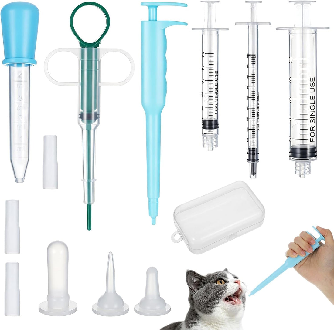 Lndip Cat Pill Shooter Pet Medicine Dispenser Soft Tip Tablet Pusher