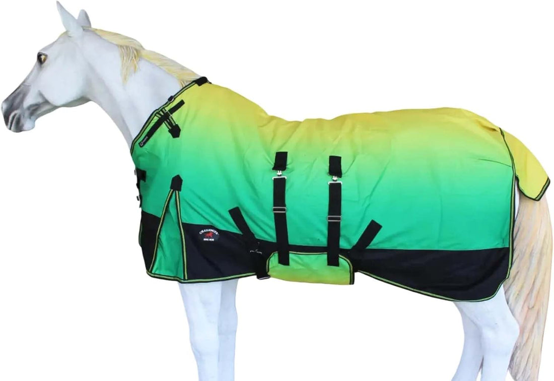 72" Challenger 1200D Turnout Lightweight Rain Horse Winter Blanket