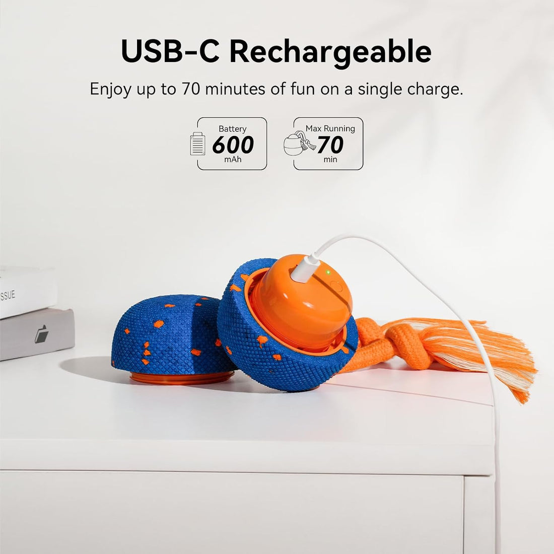 Cheerble Smart Interactive Dog Toy, Wicked Ball Rolly