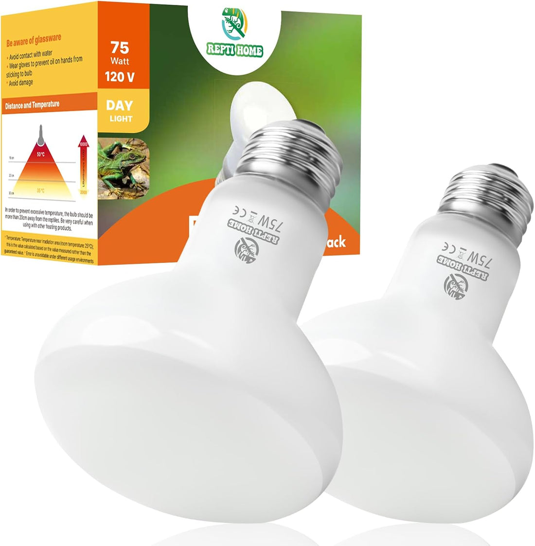 Reptile Heat Lamp Bulbs, Simulate Natural Sunlight Heat Light Bulb