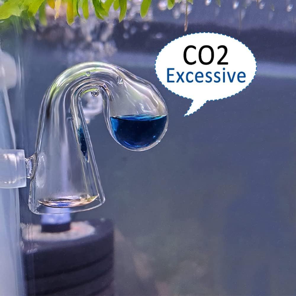 Glass Drop Checker Kit with 15ml Co2 Checker Solution Monitor