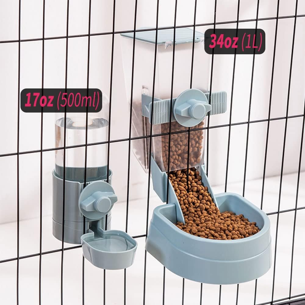 17oz No Leak Rabbit Waterer Feeder, Automatic Feeder for Animals