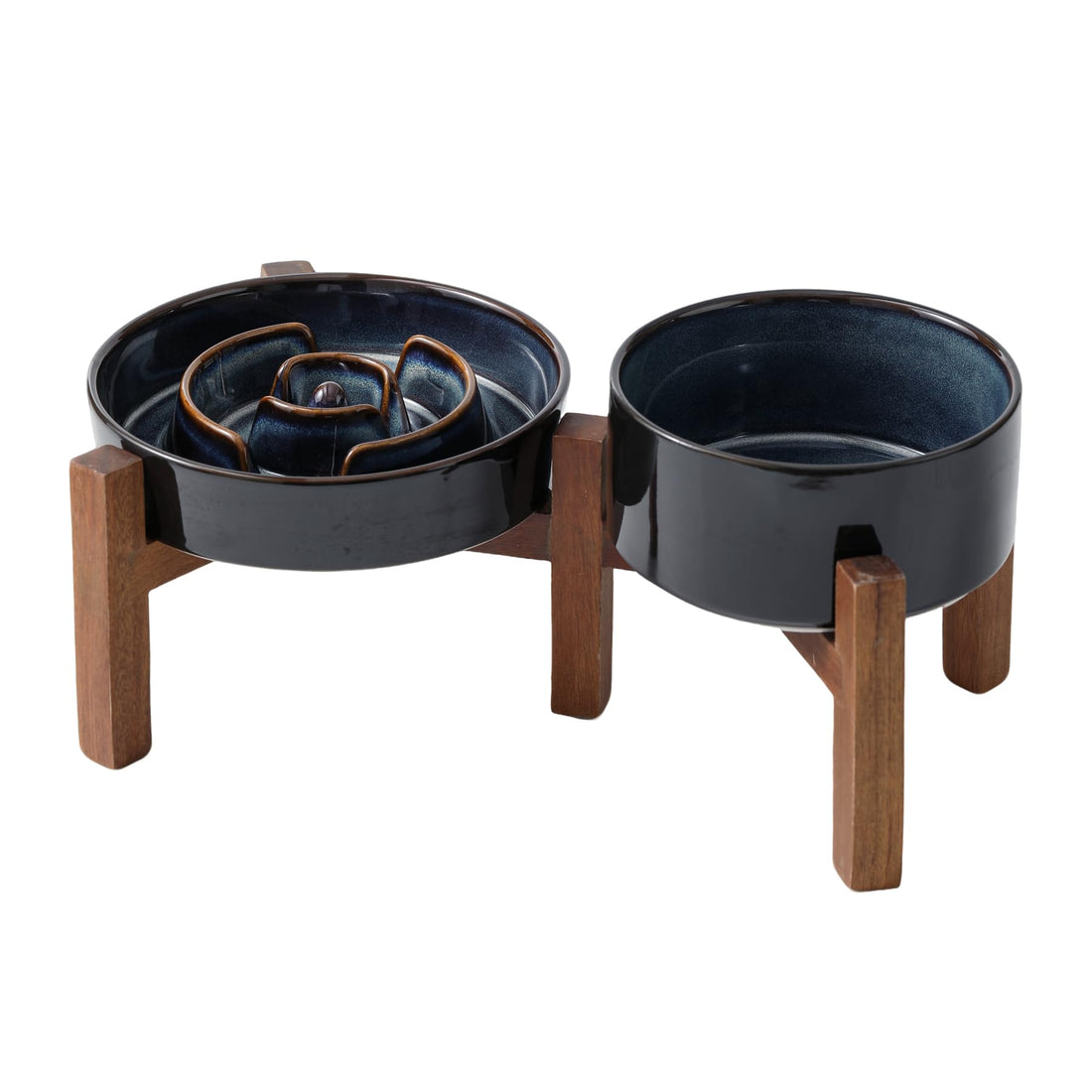Havniva 1.2 Cup Elevated Slow Feeder Dog Bowls