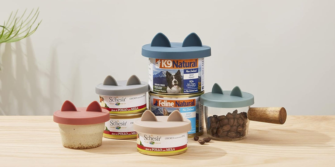 OHMO 2 Pack Cat Food Can Lids