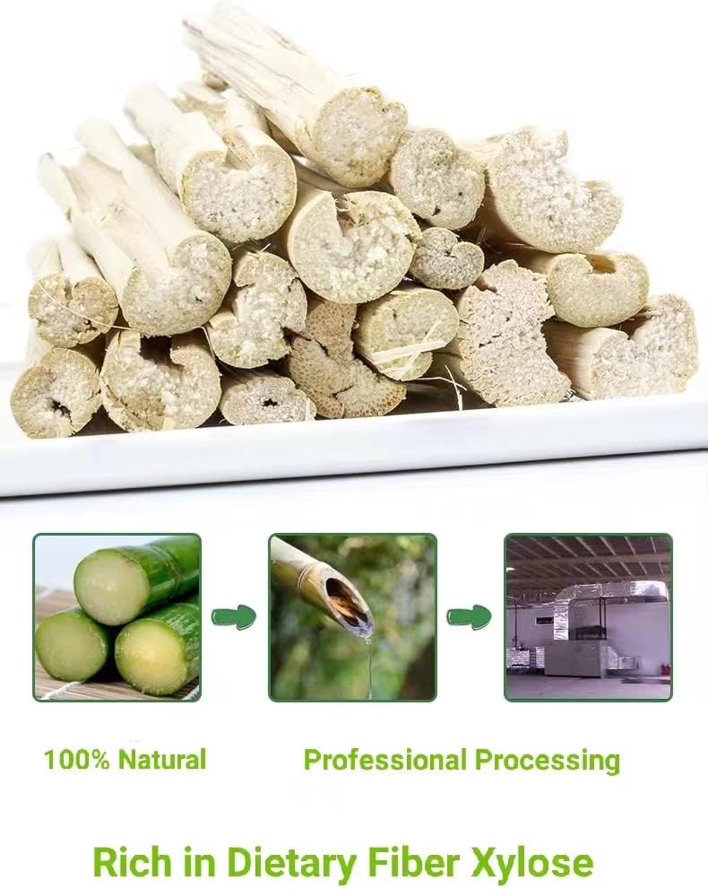 300g Sweet Bamboo Chew Toy for Small Animals,Bunny Chew Sticks