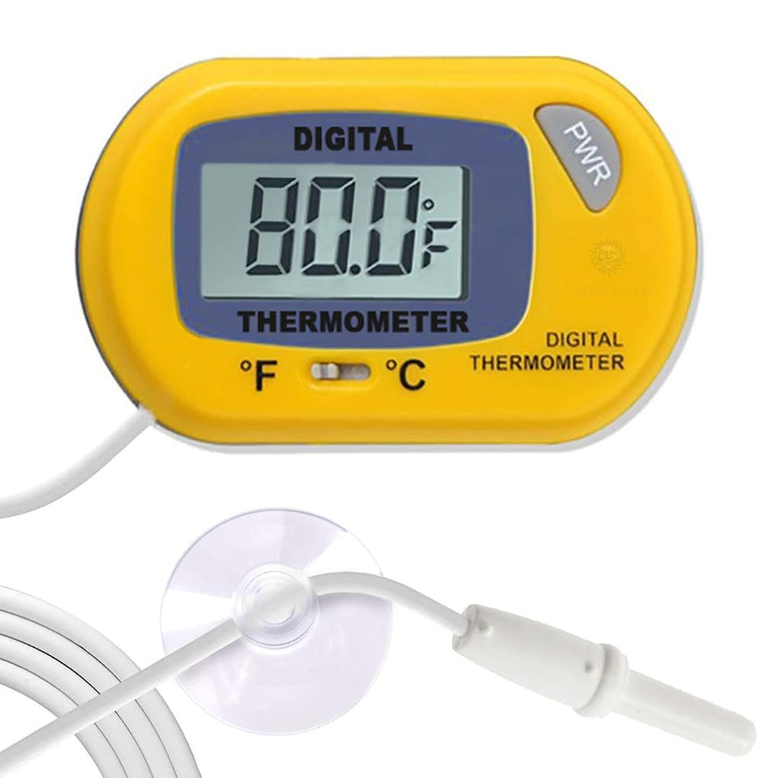 SunGrow Digital Betta Thermometer for Tropical Aquarium Fish