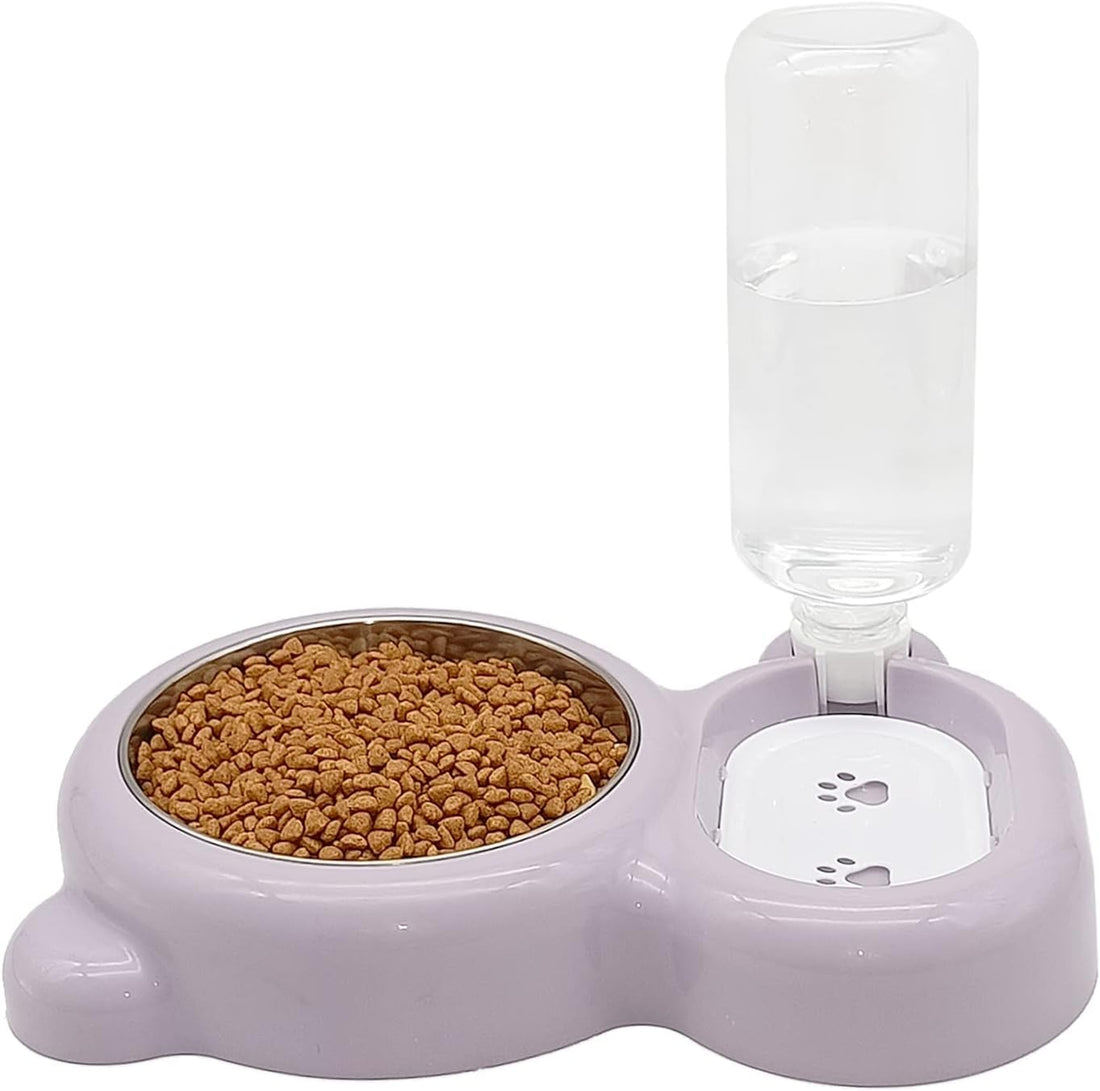 Rabbit Double Bowls Bunny Automatic Water Dispenser Detachable