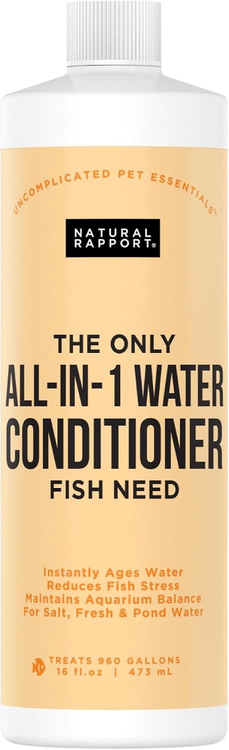 Natural Rapport Aquarium Water Conditioner, All-in-1 Dechlorinator