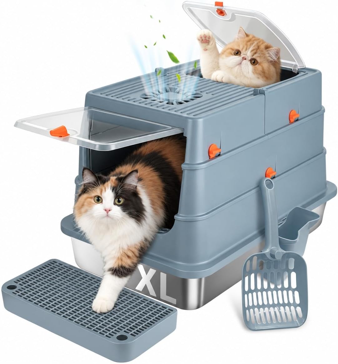 Stainless Steel Cat Litter Box