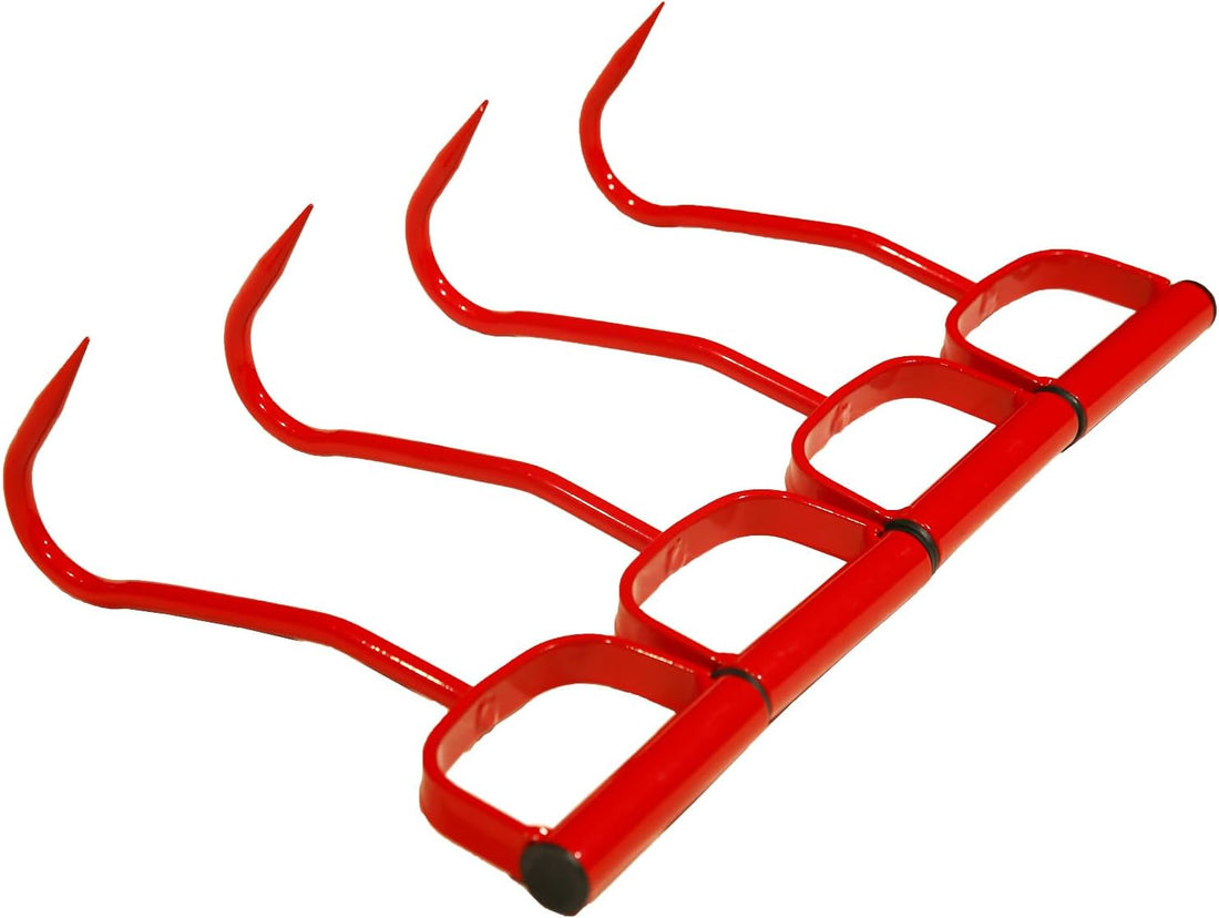Myskuasi 11" Red Hay Hooks 47010500, 2pack