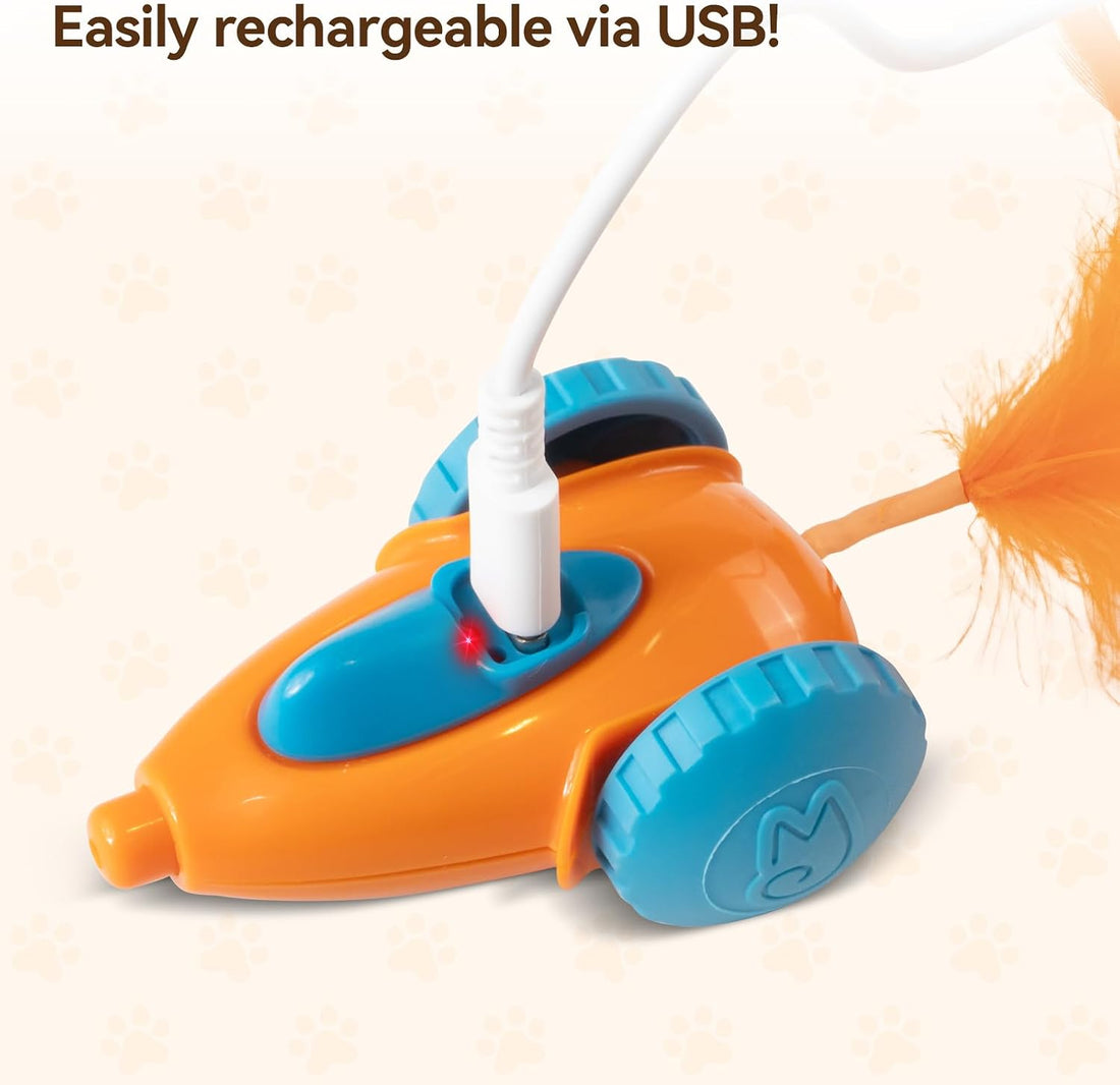 Migipaws cat Toy, Automatic Interactive Migicar Toy Like a Mouse