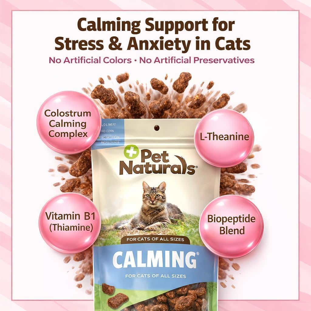 Pet Naturals Calming Chews for Cats, Chicken Flavor, 30 Count